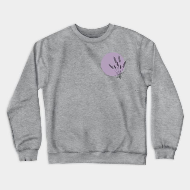 Lavender Crewneck Sweatshirt by Graphic-Eve